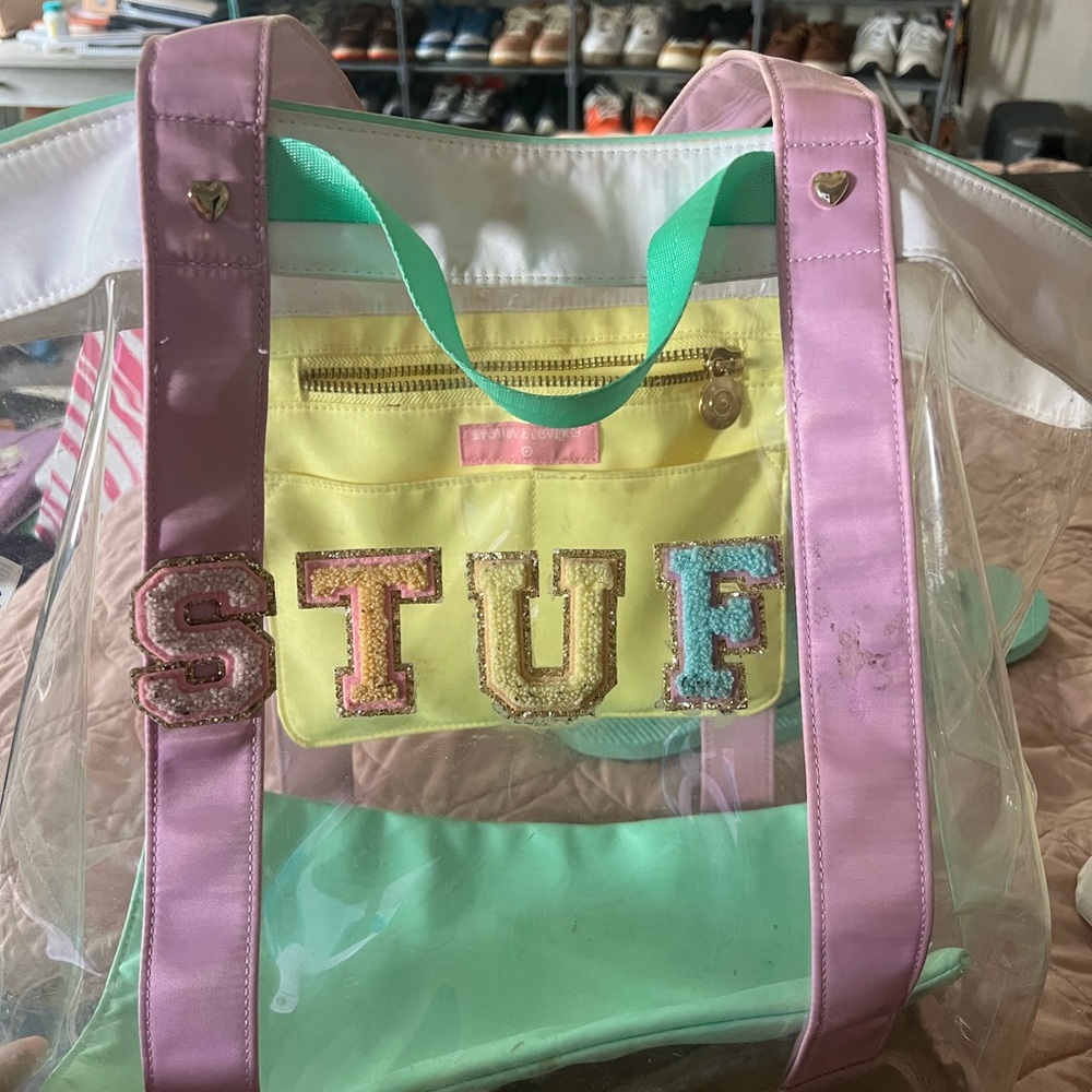 Colorful Transparent Tote Bag